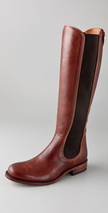 Frye Chelsea Riding Boots in Brown | Lyst