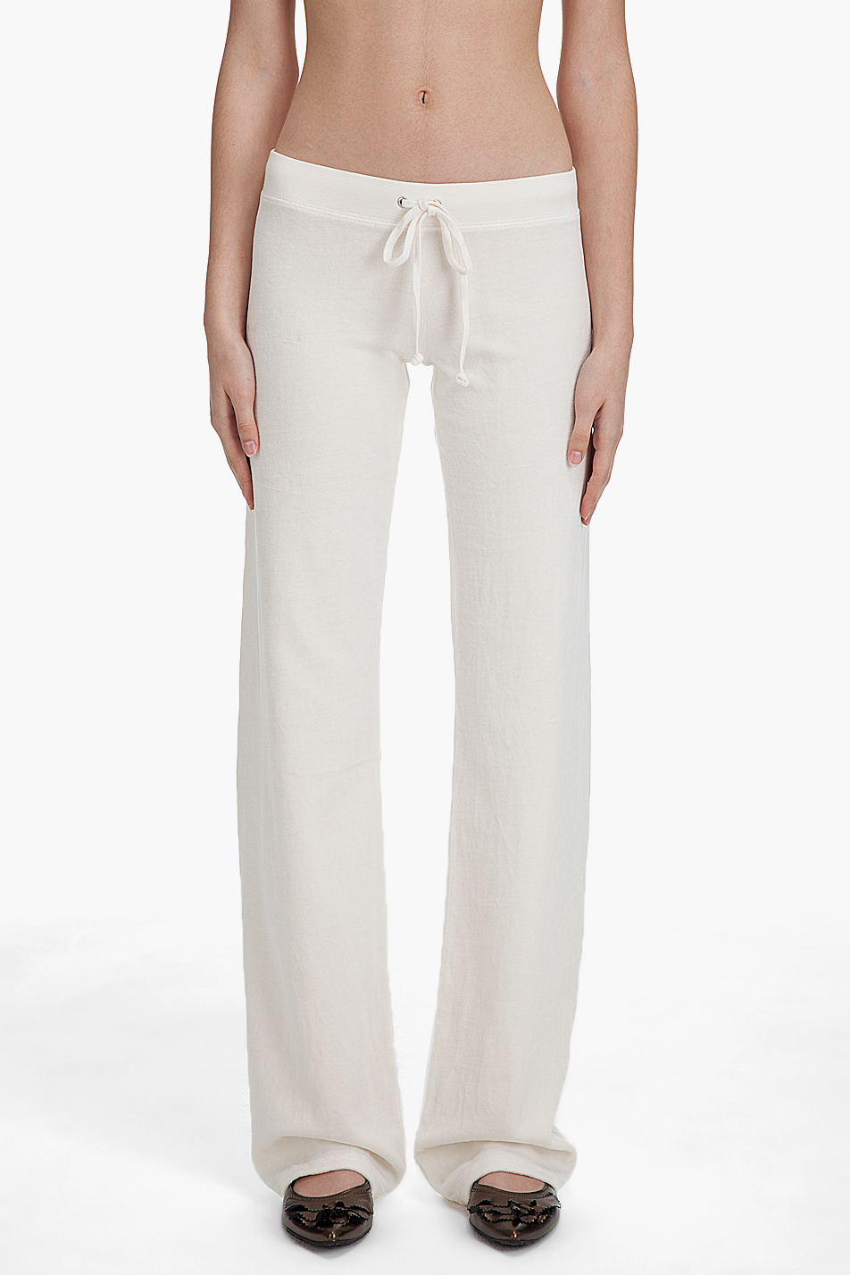 Juicy Couture Original Velour Pants in White | Lyst