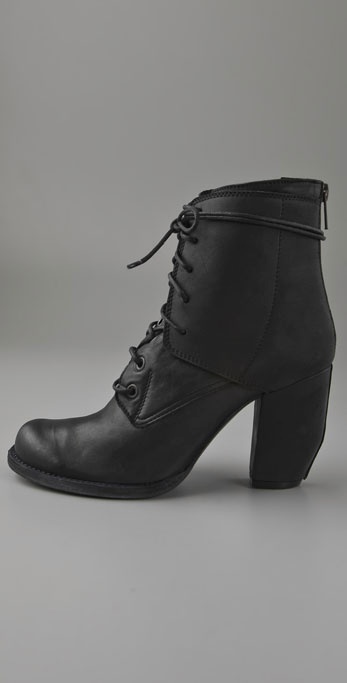 ld tuttle the weave leather double layer combat boots
