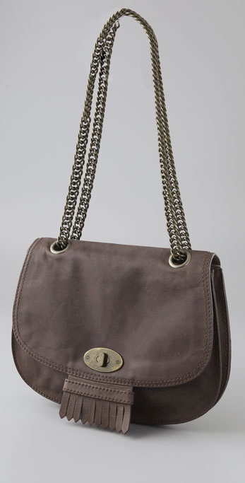 Madewell Vintage Leather Bag in Gray (brown) | Lyst