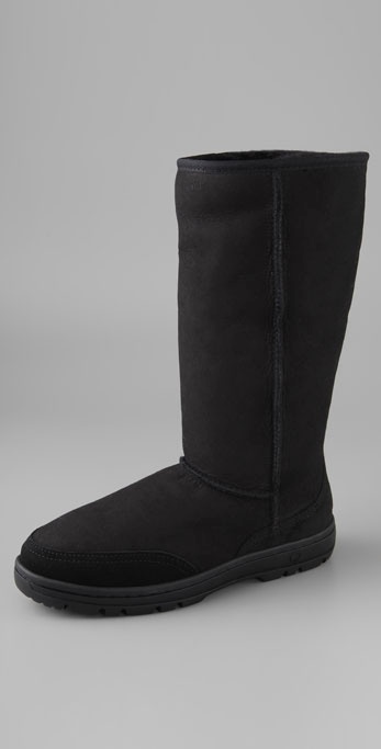 UGG Ultra Tall Boots in Black - Lyst
