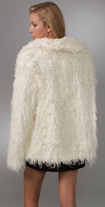 Free People Almost Famous Fur Jacket in 