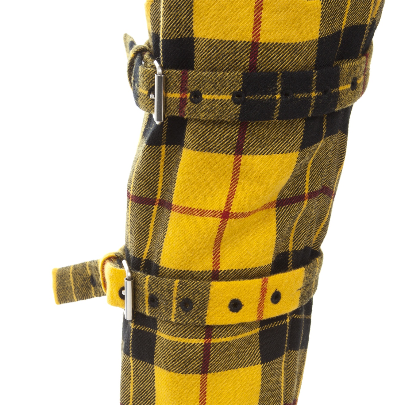 mens yellow tartan trousers