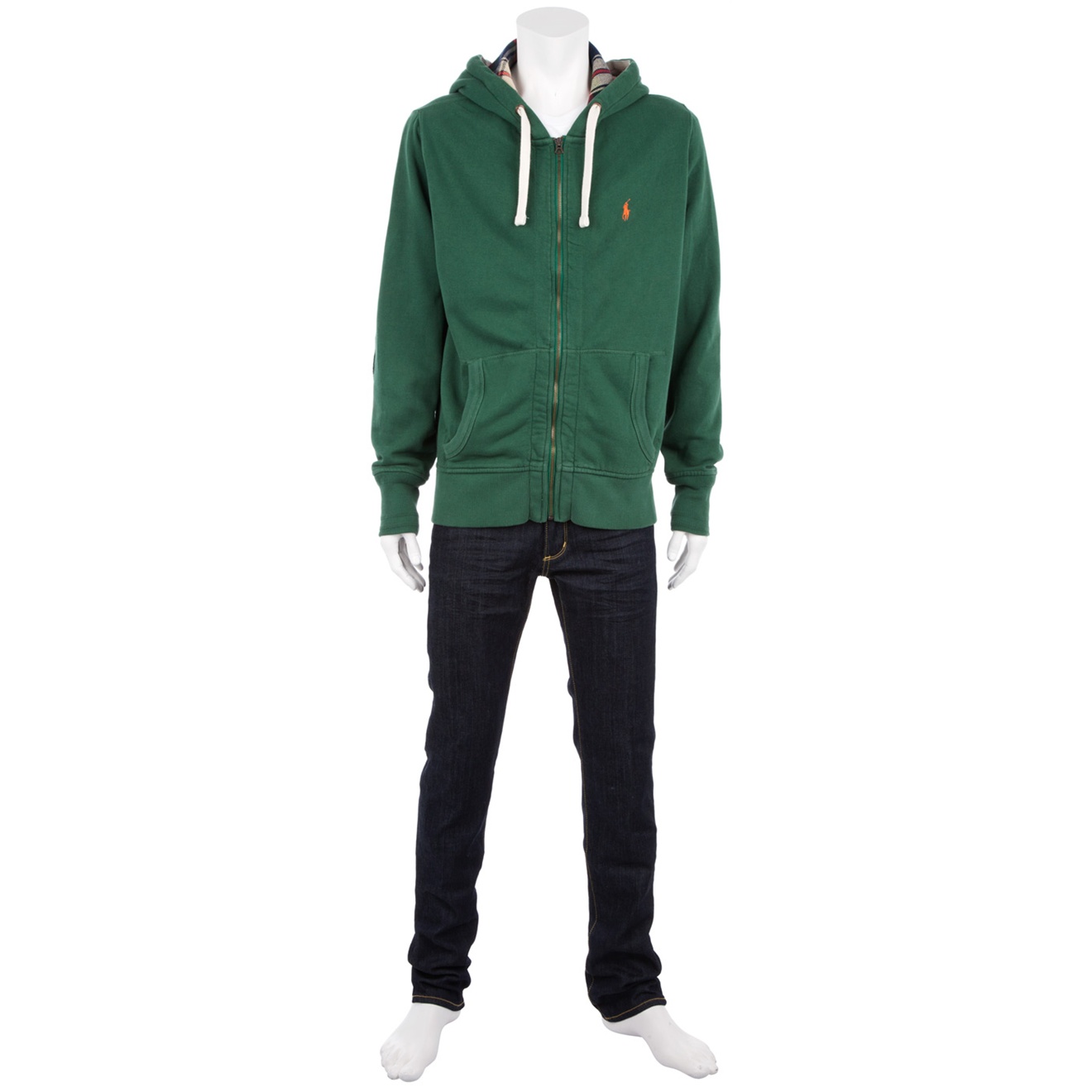 Polo ralph lauren Zipthrough Hoodie in Green for Men Lyst
