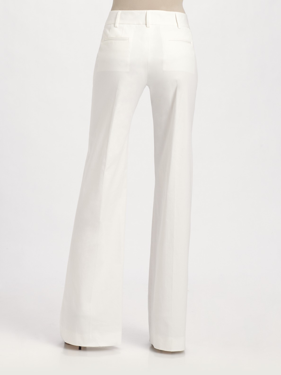 M Missoni Cotton/linen Wide-leg Pants in Ivory (White) - Lyst