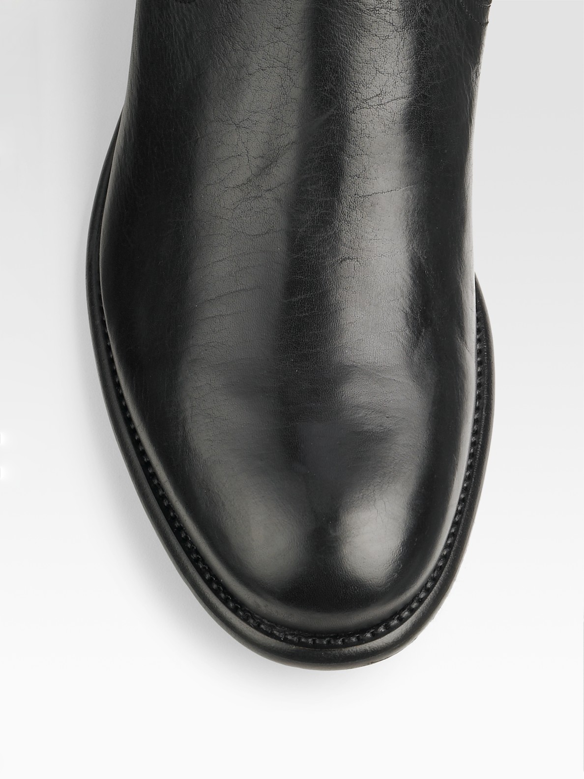 Paul Smith Pinkerton Leather Boots in Black for Men - Lyst