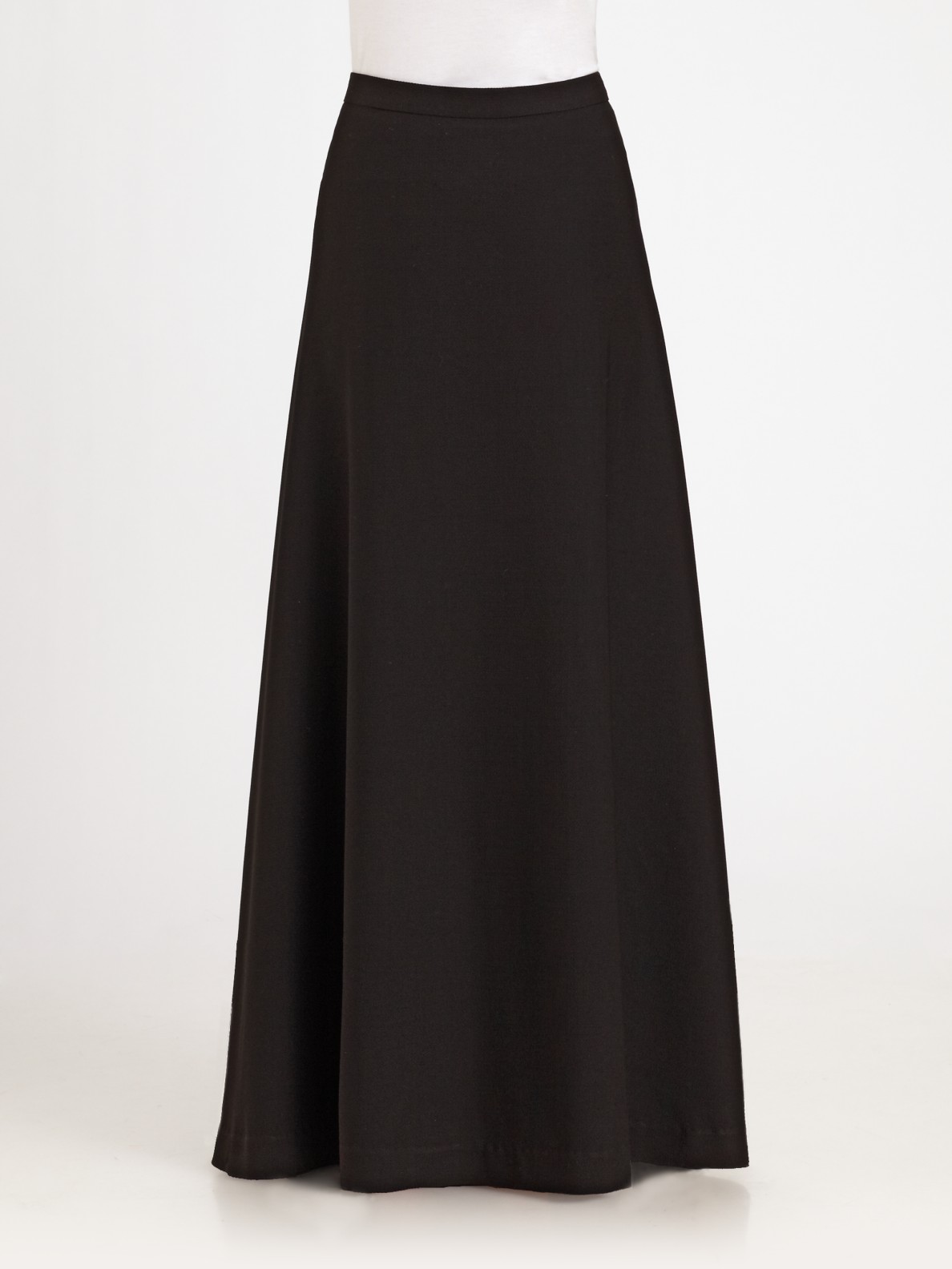 maxi skirt wool