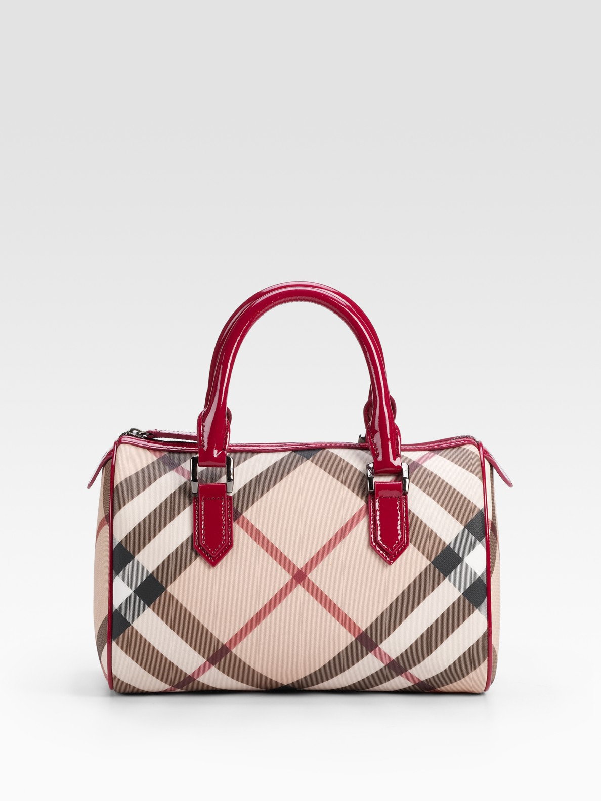 Burberry Check Top Handle Bag in 