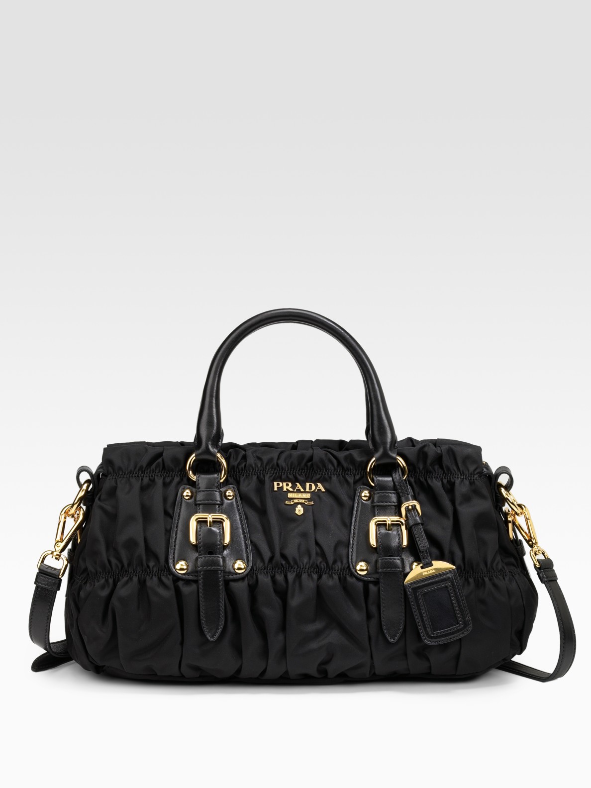 prada tessuto handle bag