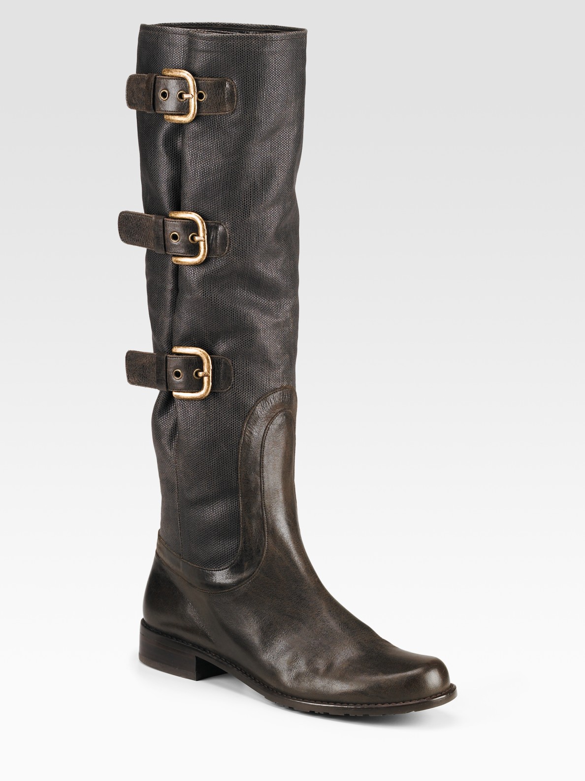 stuart weitzman buckle boots