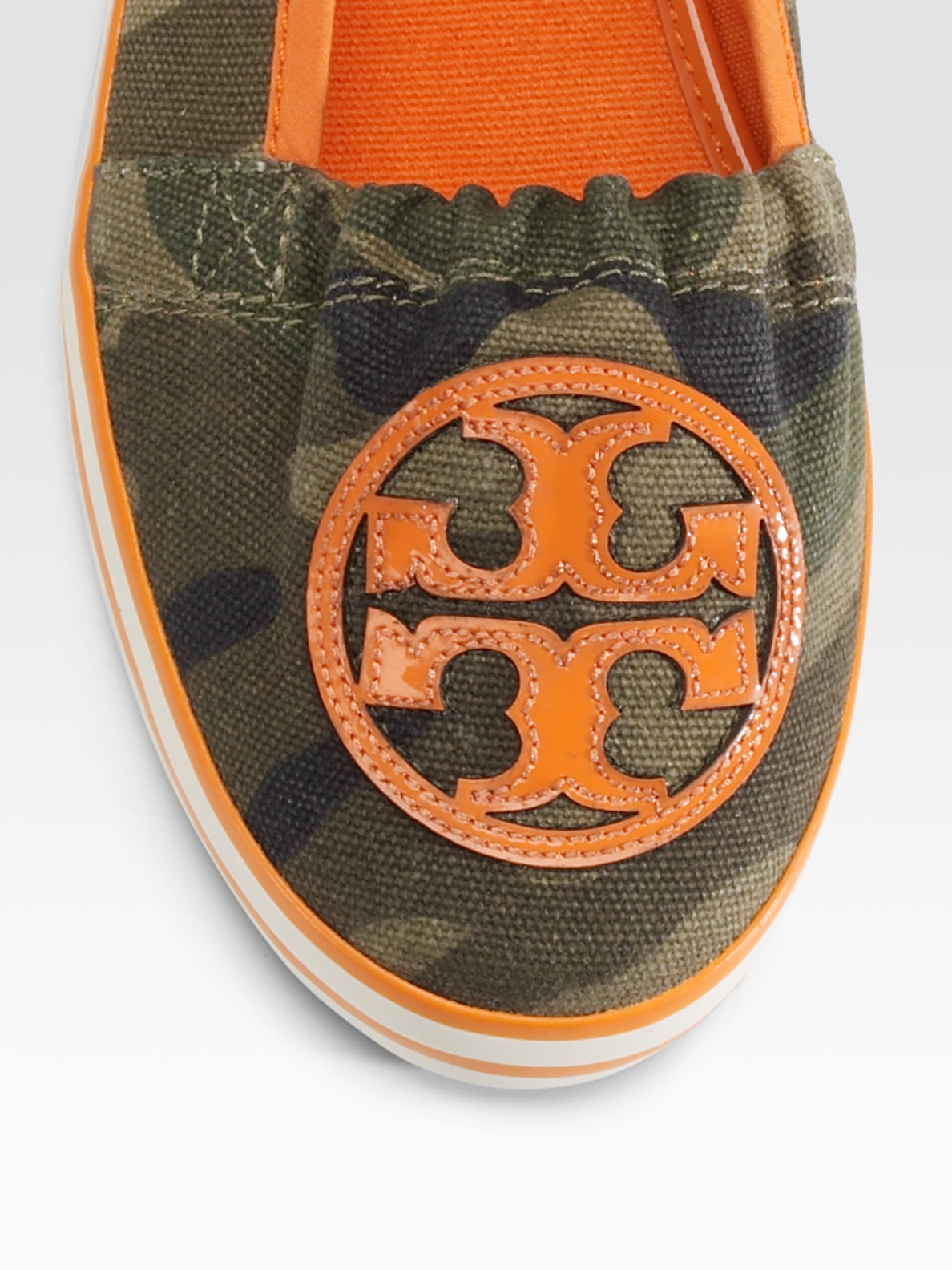 tory burch canvas sneakers