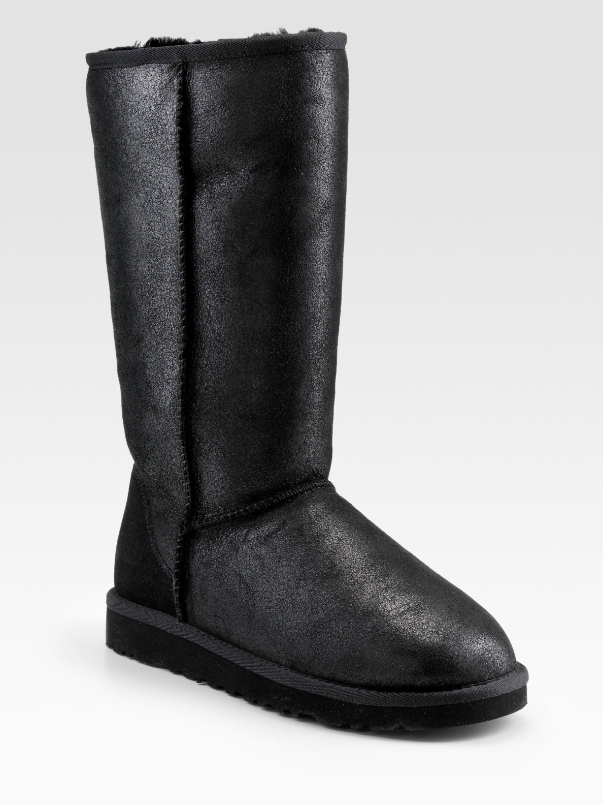 long leather ugg boots