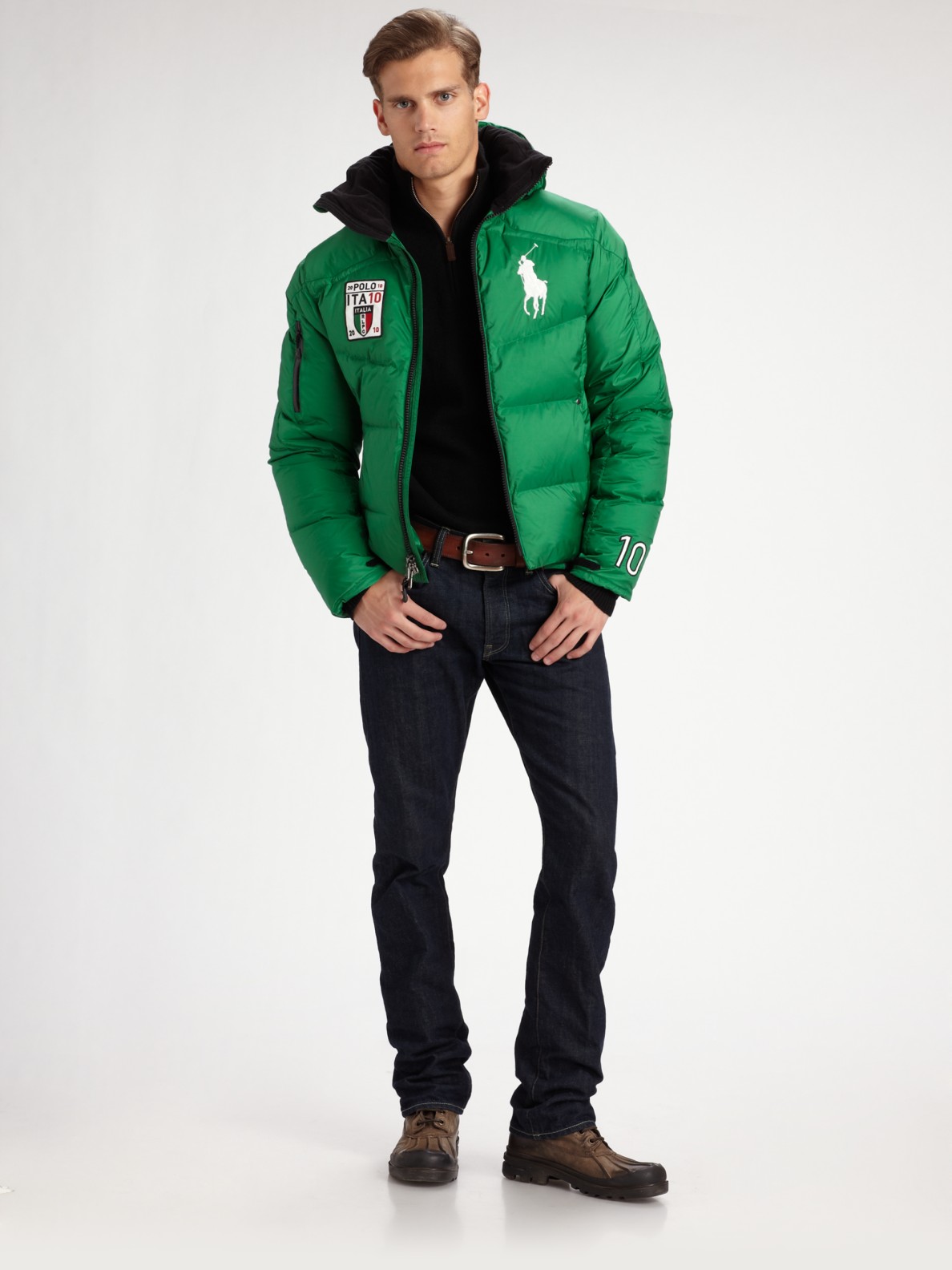 Polo Ralph Lauren Active Down Jacket/italy in Green for Men - Lyst