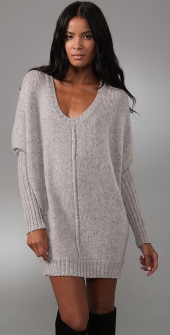 gray dress sweater