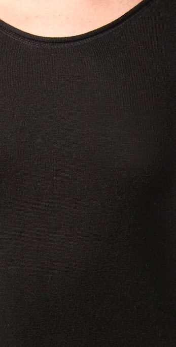 simple fitted white wedding dress Alexander Wang Drape Back Sleeves Mini Dress main image 0