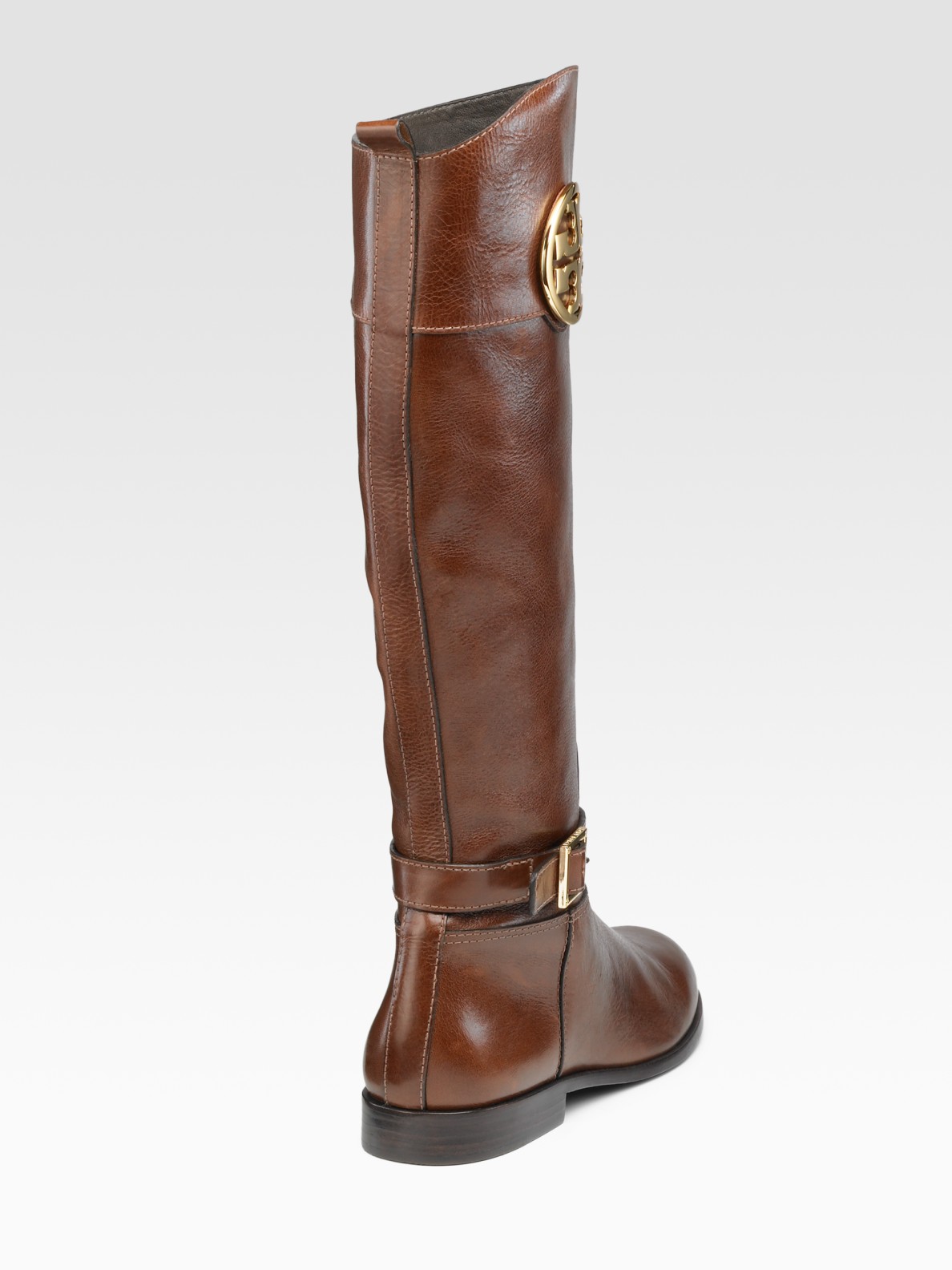 Tory Burch Patterson Riding Boots in Brown | Lyst