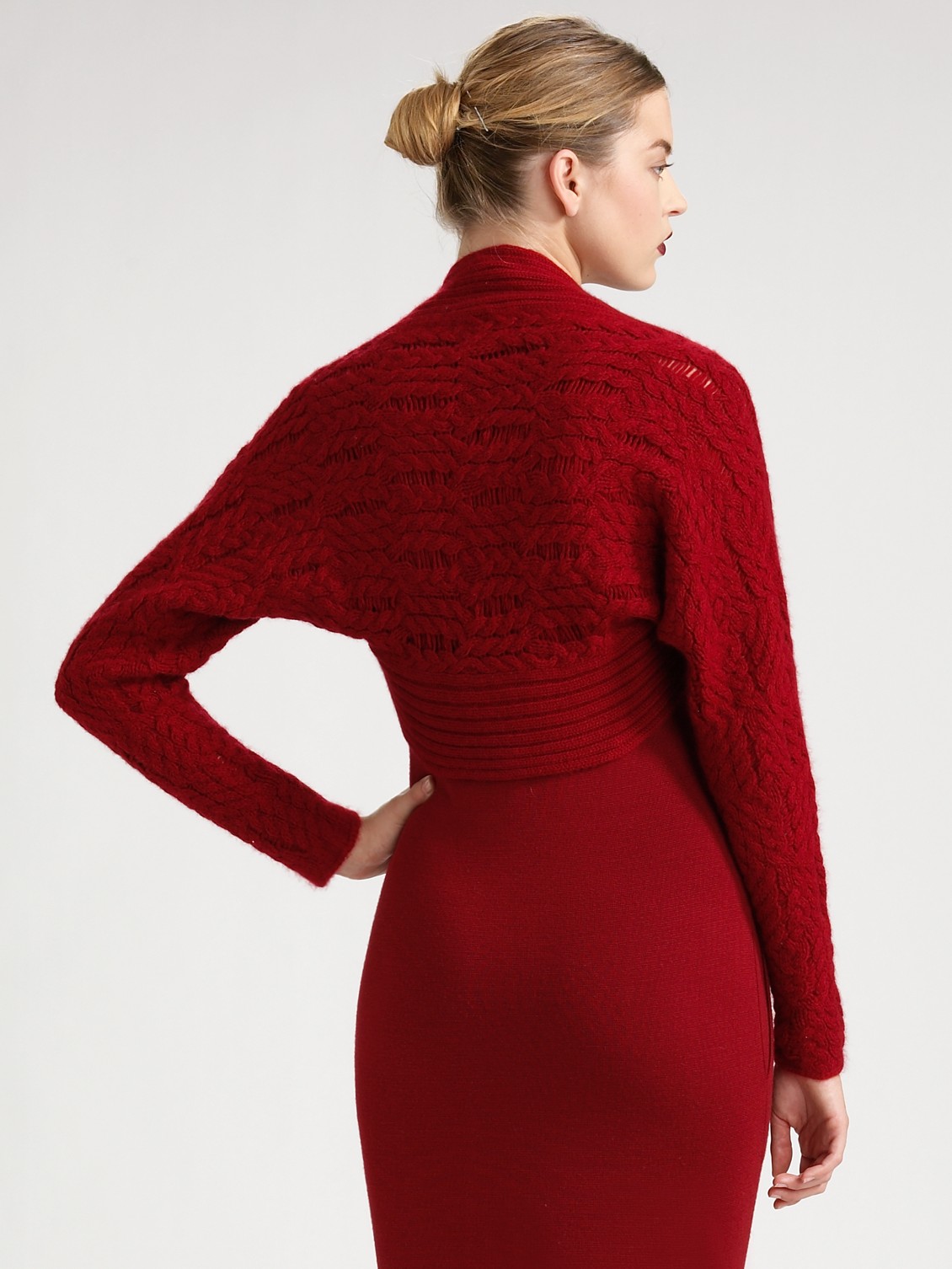 Tse Cashmere Shrug in Red Lyst