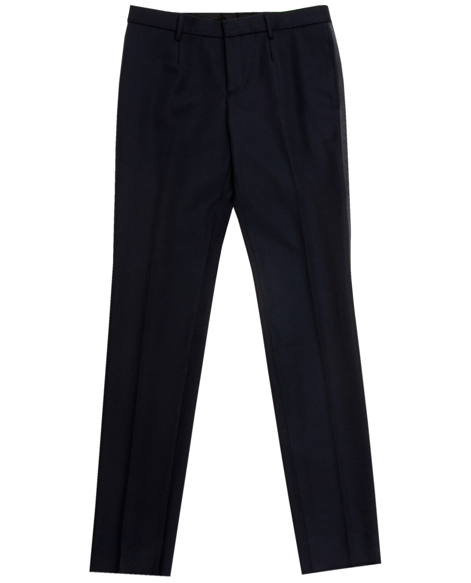 Burberry Prorsum Satin Striped Trousers in Blue for Men (navy) | Lyst