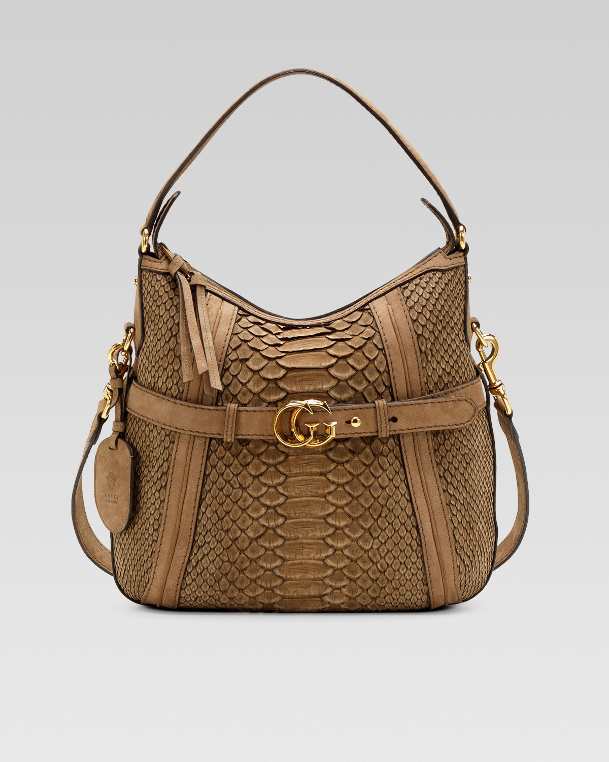 Gucci Gg Running Hobo Bag in Brown - Lyst