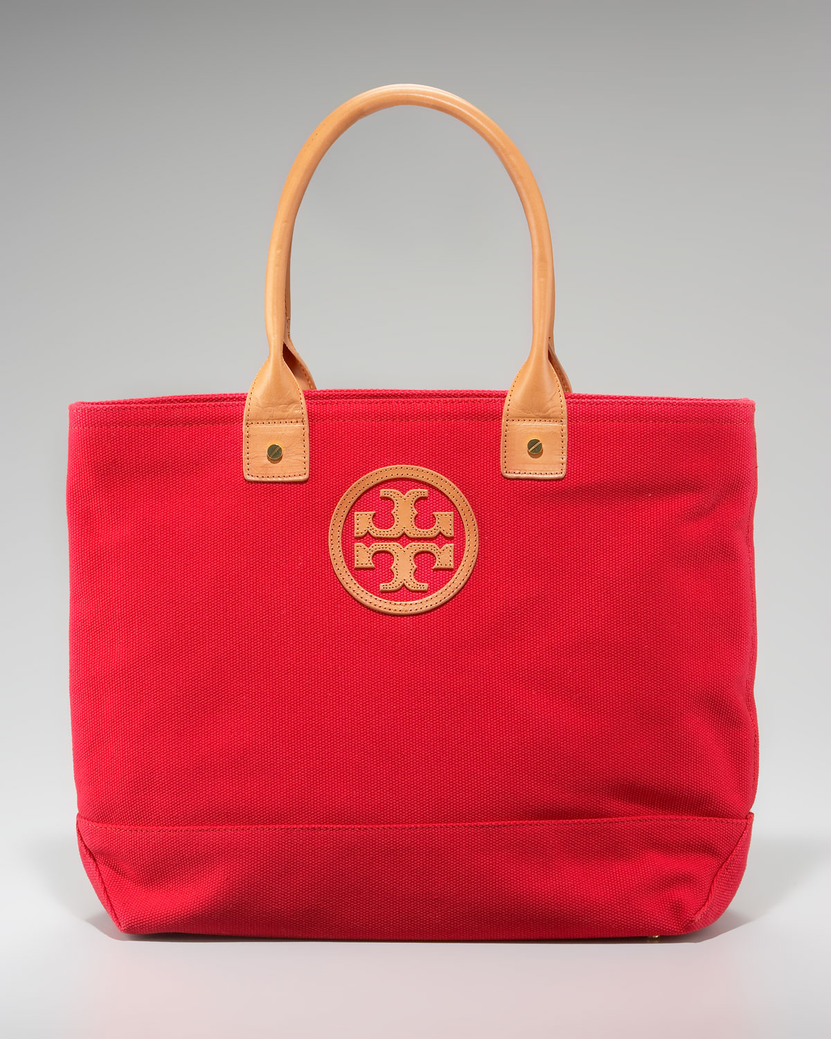 Tory Burch Canvas Jaden Tote, Small in Black - Lyst