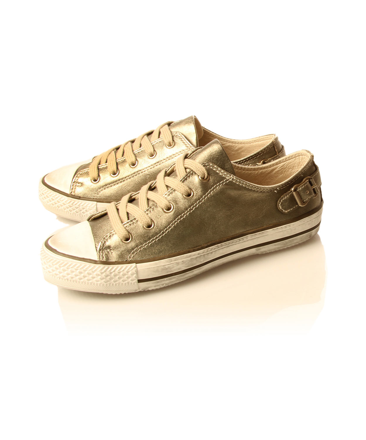 Kurt geiger gold trainers Clearance