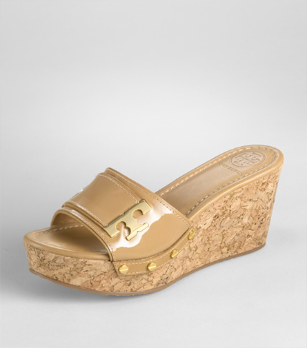 tory burch patent leather wedge