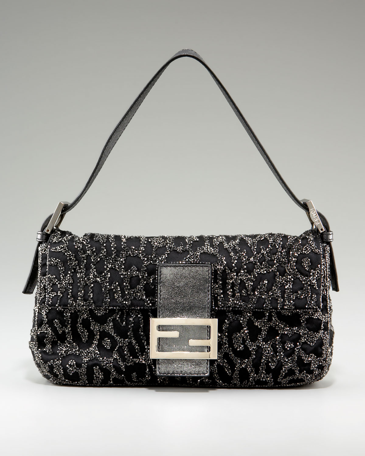 Fendi Embroidered Baguette - Lyst