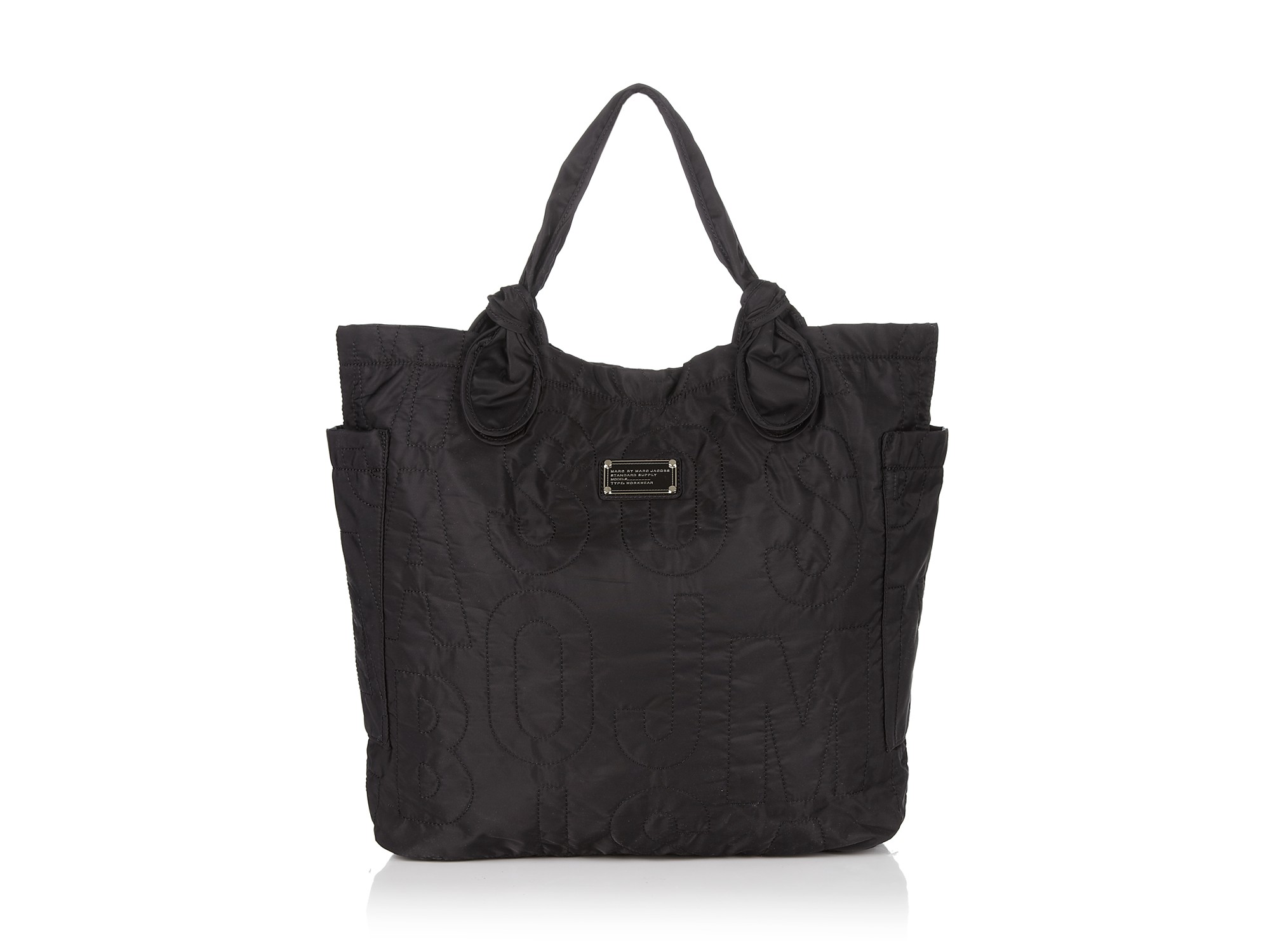Marc By Marc Jacobs Pretty Nylon Large Tate Tote in Black | Lyst