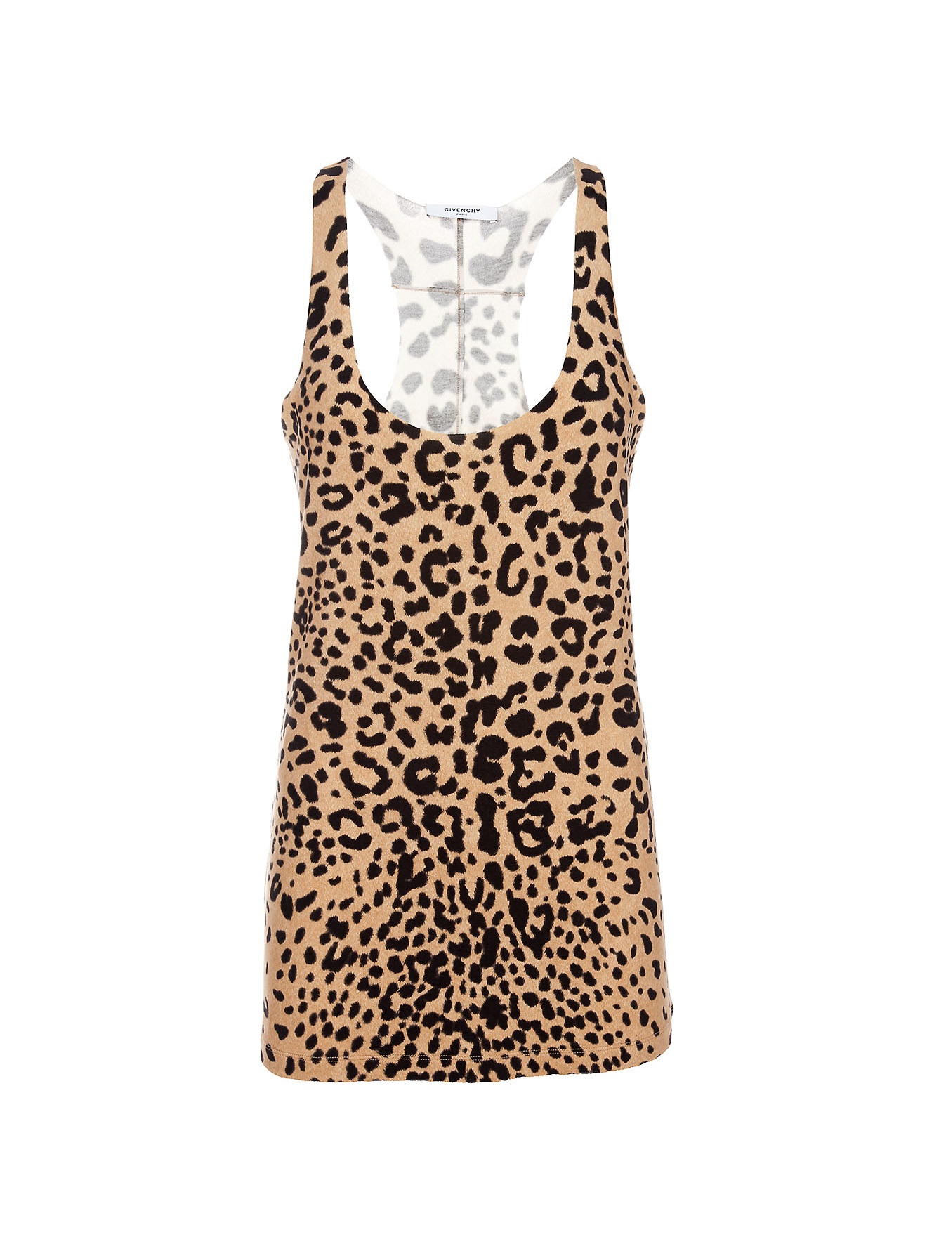 Givenchy Leopard Print Vest Top in Animal (leopard) | Lyst