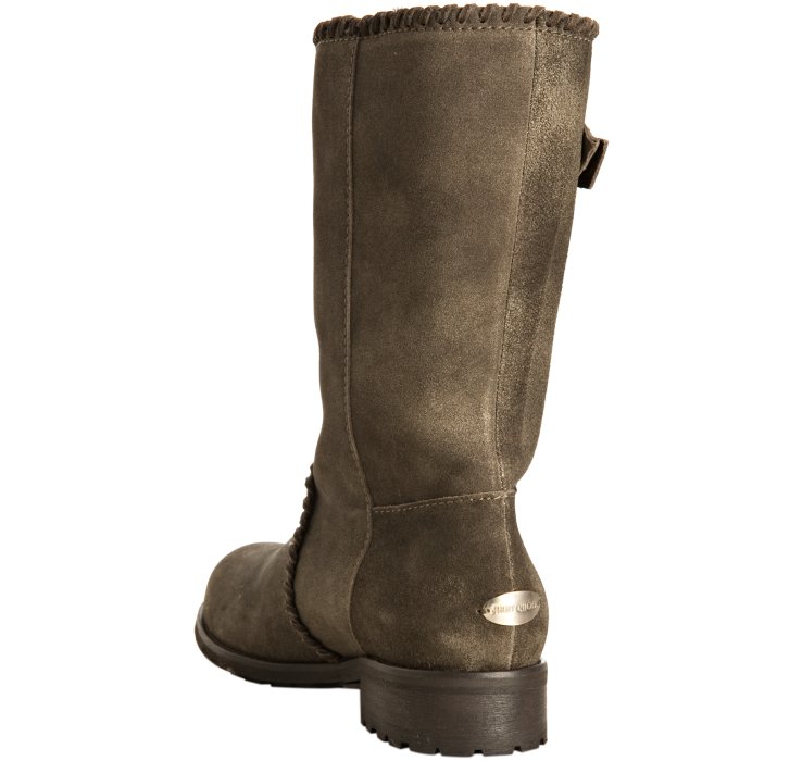 jimmy choo motorcycle boots fur lined