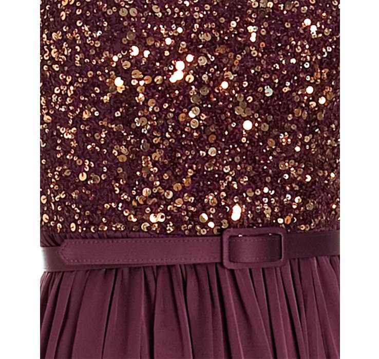 plum silk robe