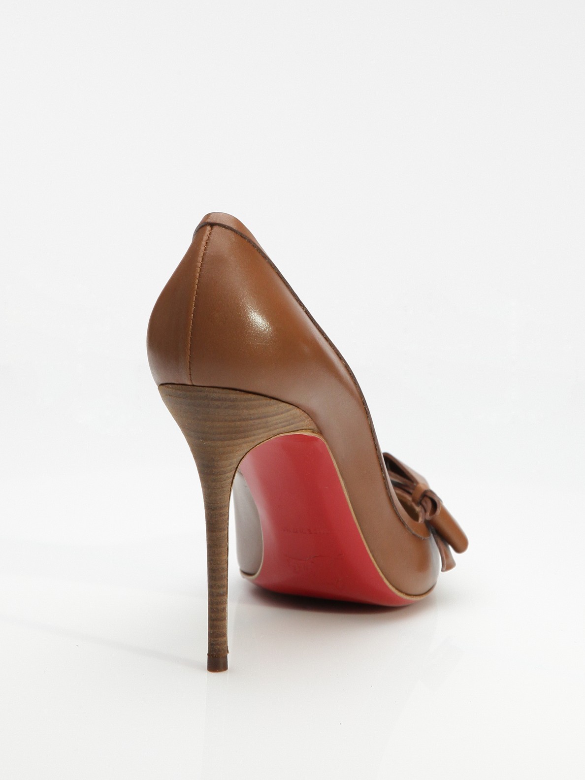 Christian Louboutin Beauty Bow Pumps in Cognac (Brown) Lyst