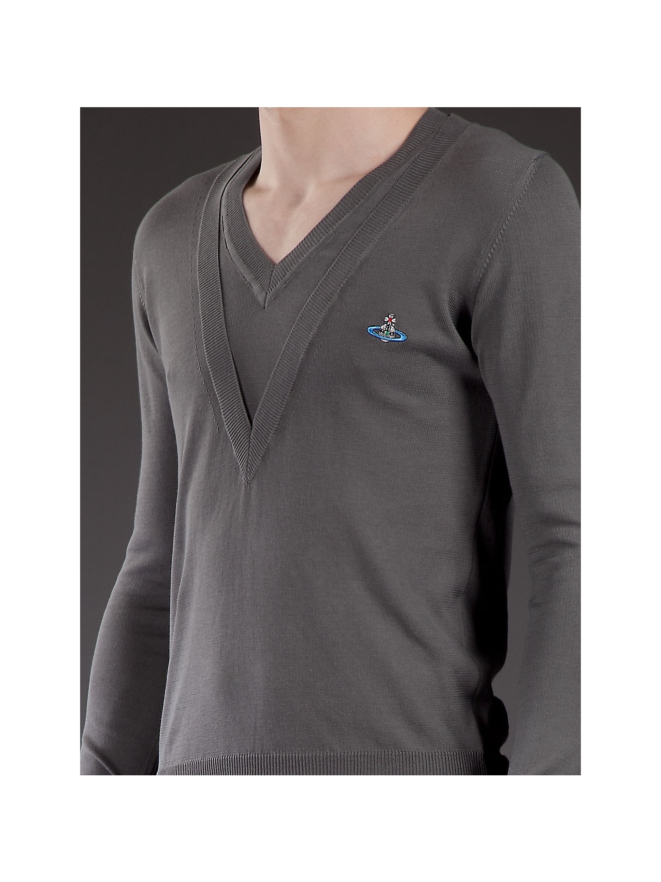 vivienne westwood v neck jumper