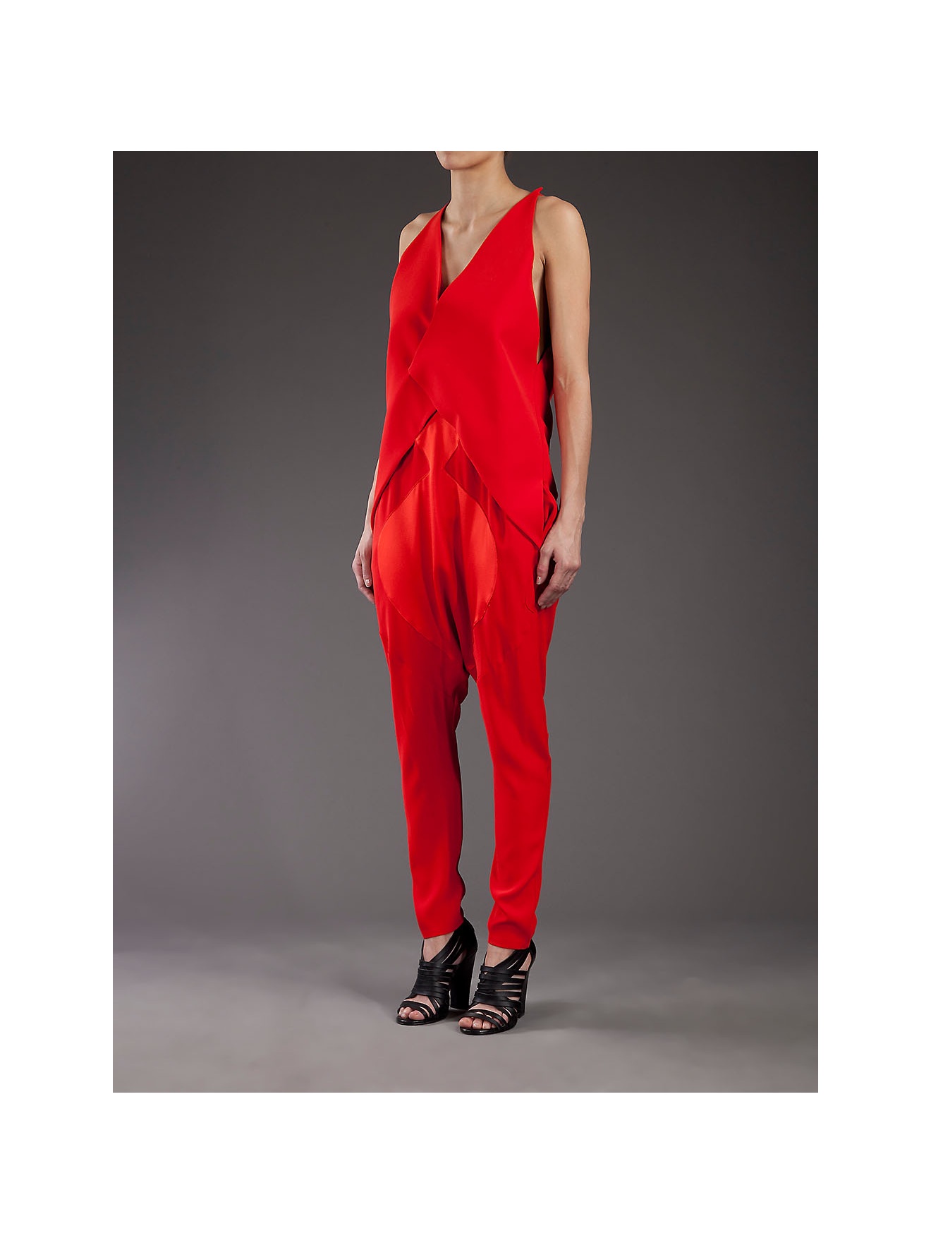 givenchy jumpsuit red