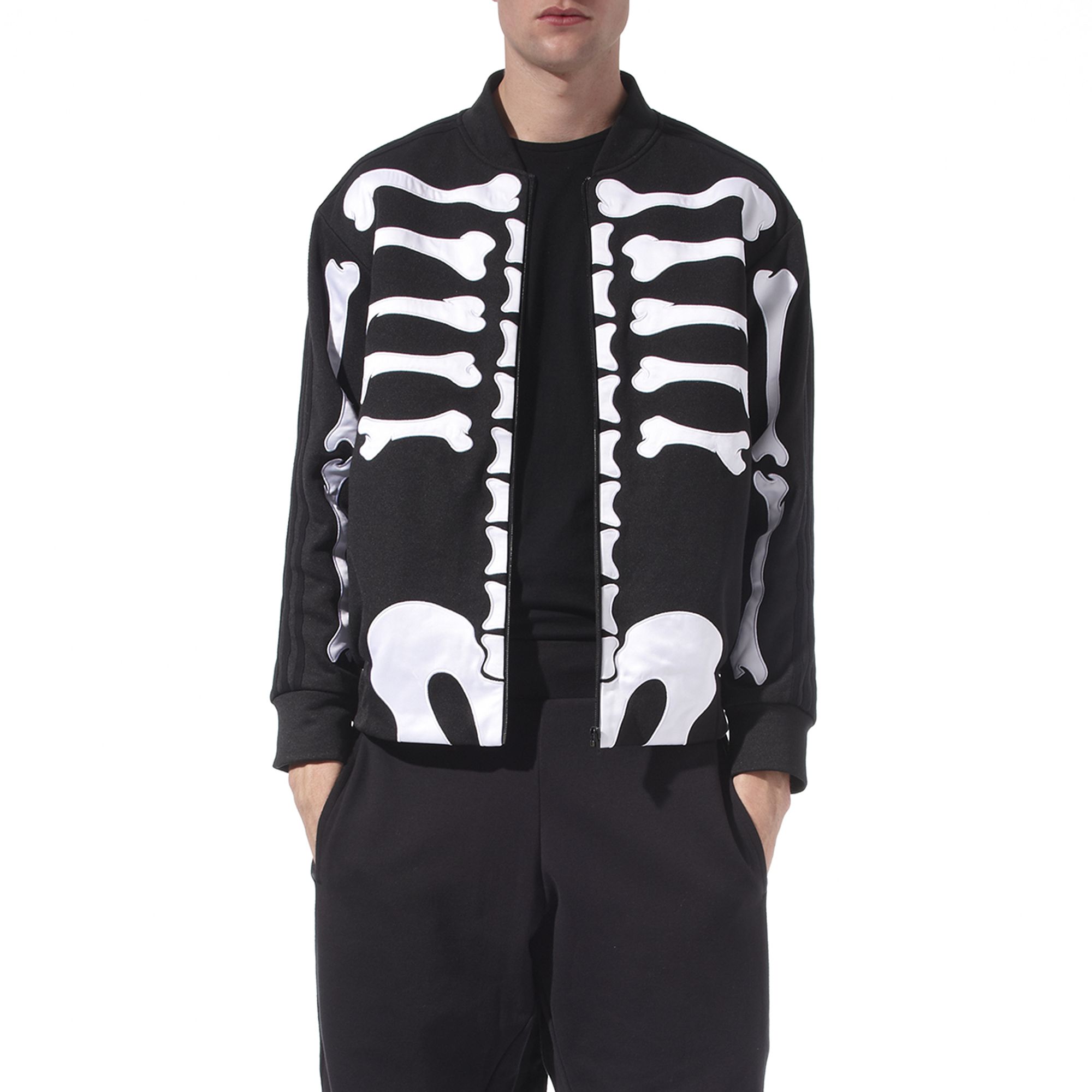 Jeremy Scott for adidas Bones Tux Jacket in Black for Men | Lyst UK