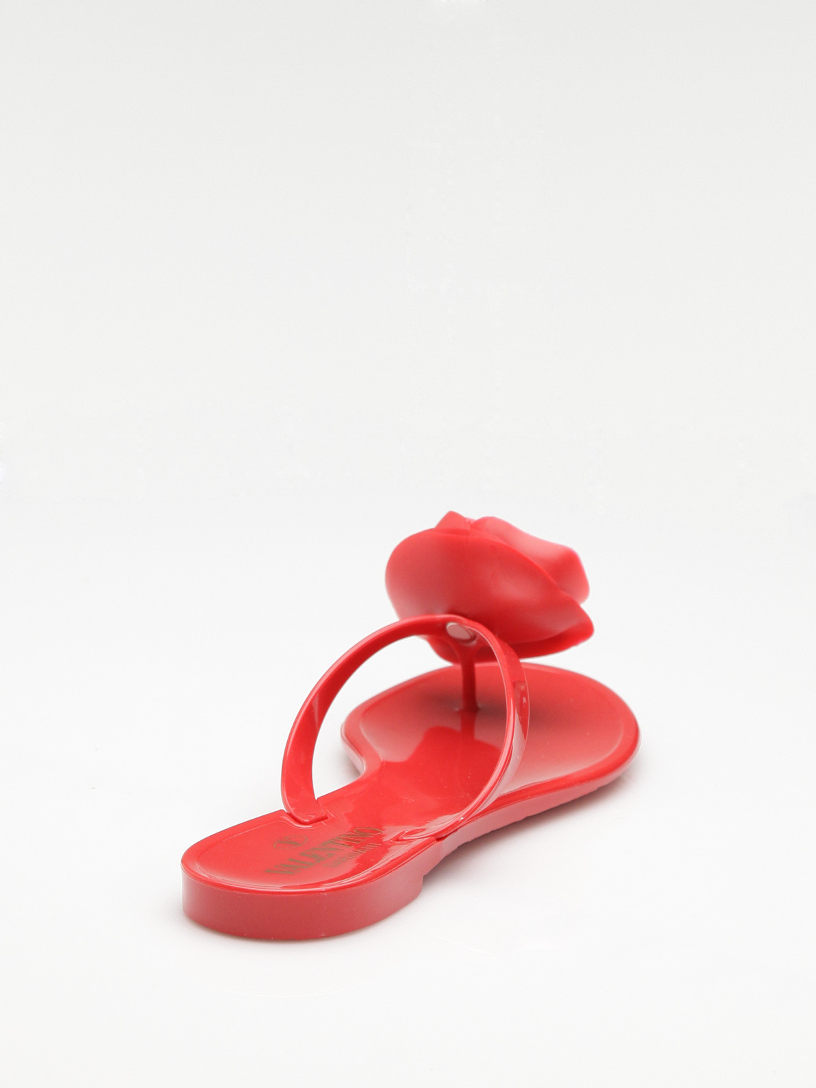 valentino flip flops red