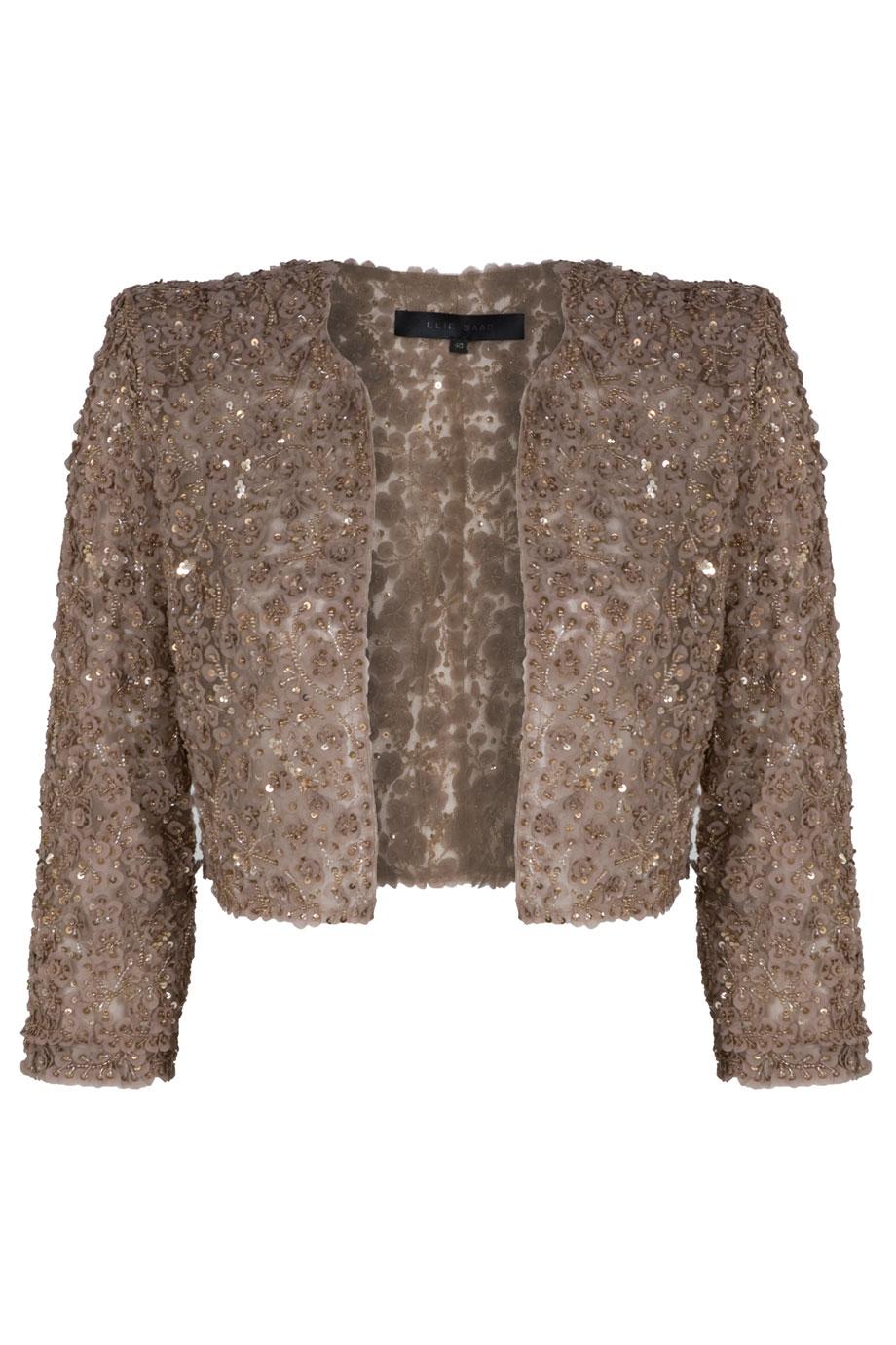 Eastland Sequin Bolero in Bronze (Metallic) - Lyst