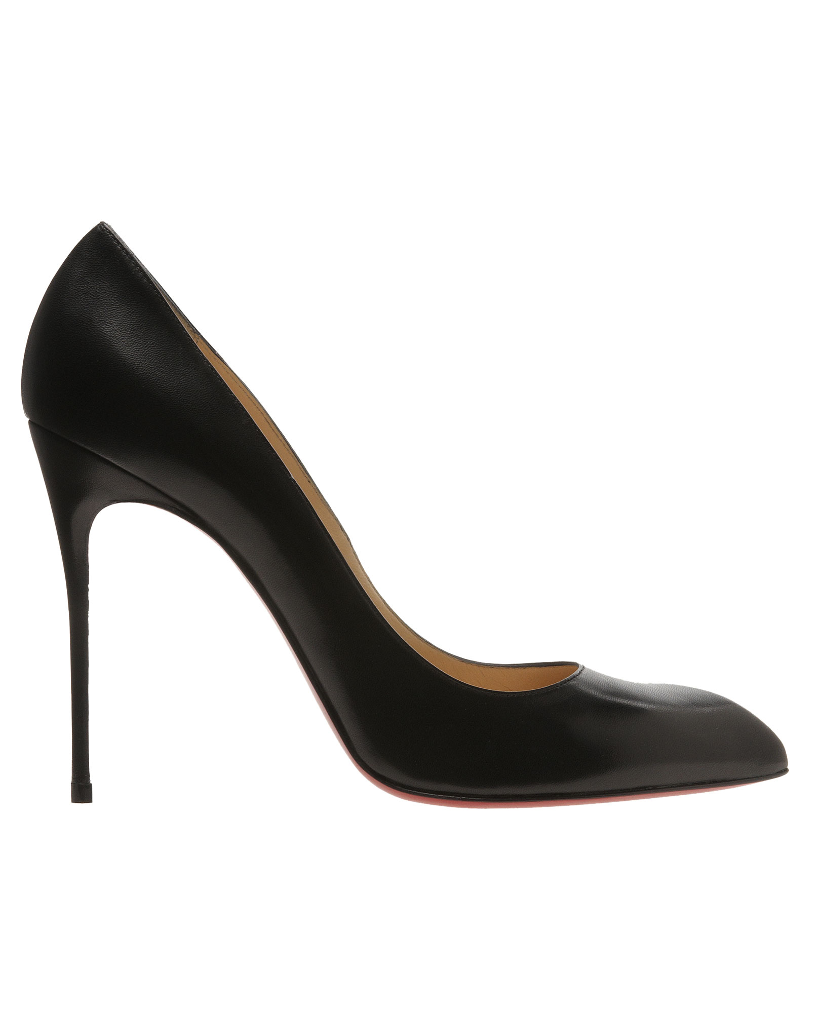 Christian Louboutin Chiara Leather Court Shoes in Black Lyst