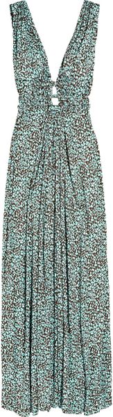Diane Von Furstenberg Yonni Leopard-print Jersey Maxi Dress in Animal ...