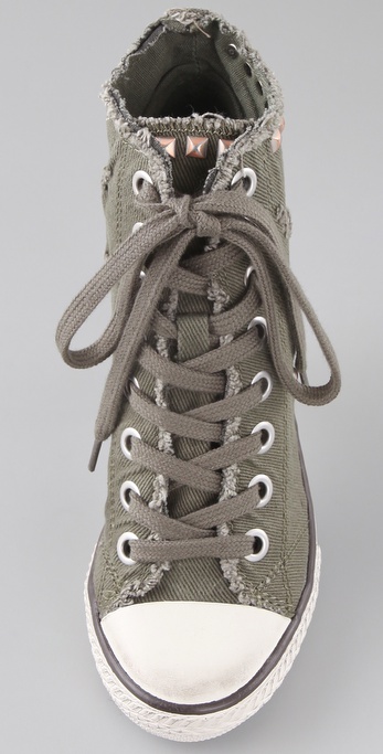 ash high heel sneakers