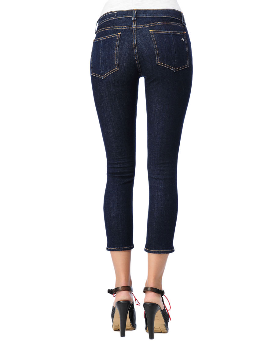 blue jean capri for women photos gallery