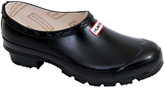 hunter clogs black