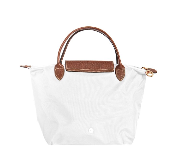 Download Lyst - Longchamp White Nylon Le Pliage Small Folding Tote ...