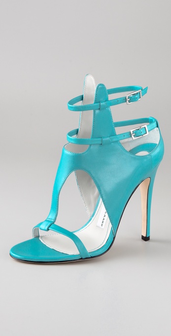 Camilla Skovgaard Ankle Point Strap Sandals in Turquoise (Blue) - Lyst