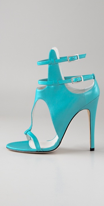 Camilla Skovgaard Ankle Point Strap Sandals in Blue | Lyst
