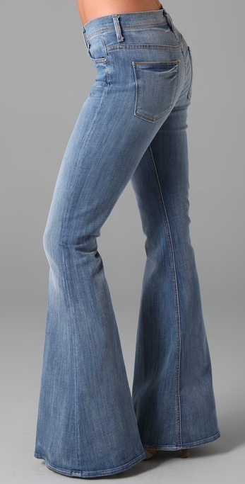 7 for all mankind Bell Bottom Jeans in Blue | Lyst