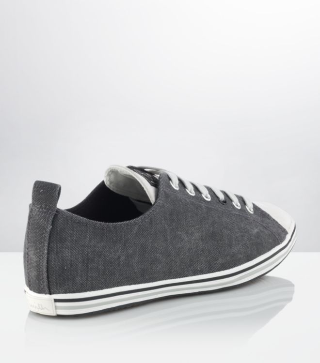 Paul Smith Musa Canvas Plimsoll Sneaker in Grey for Men - Lyst