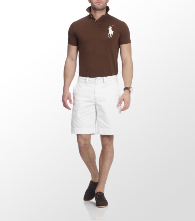 dark brown ralph lauren polo shirt
