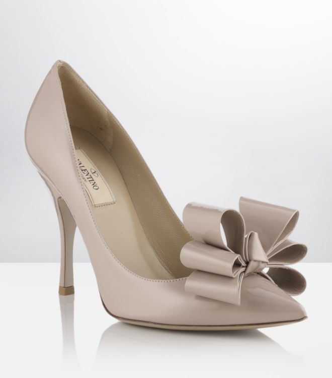 valentino pumps with bow