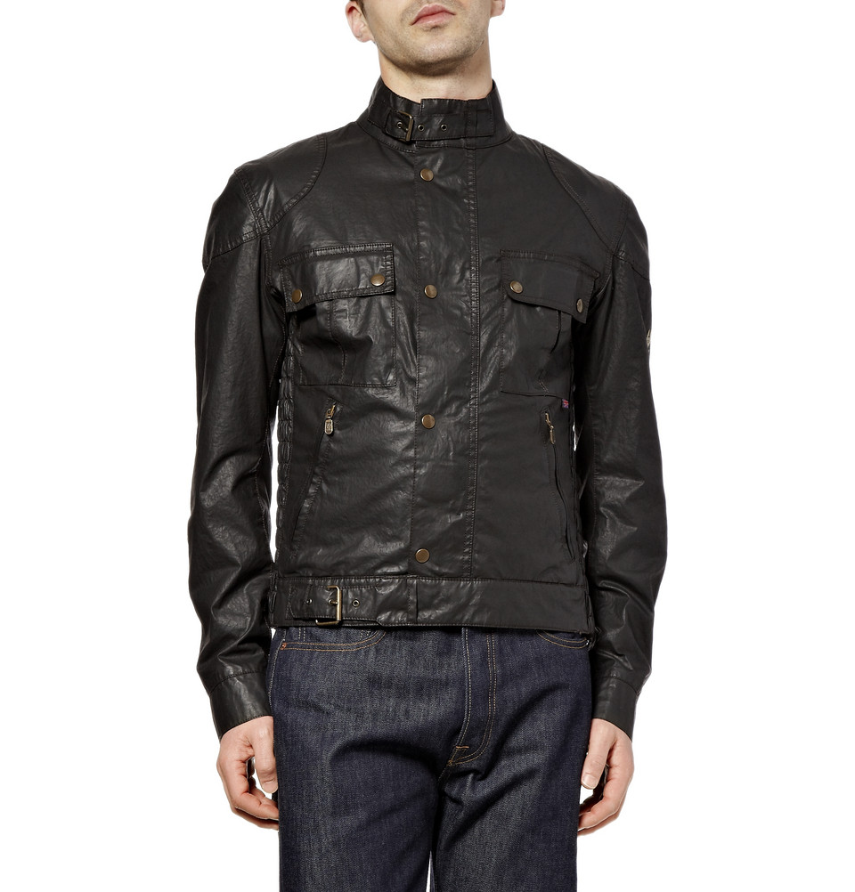 Belstaff Black Gangster Jacket At Pritchards | islamiyyat.com